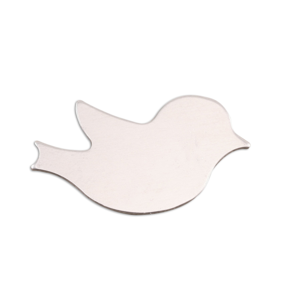 Metal Stamping Blanks Aluminum Winged Bird Blank, 33mm (1.30") x 21mm (.83"), 18g, Pack of 5